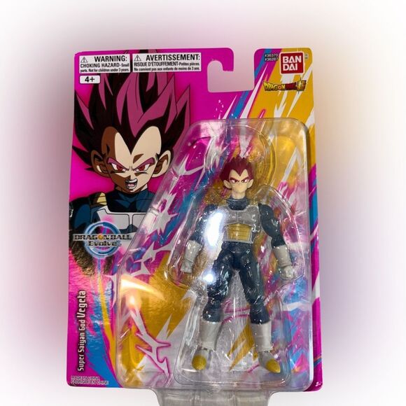 Nwt Dragon Ball Evolve Super Saiyan God Vegeta Action Figure - Picture 1 of 2
